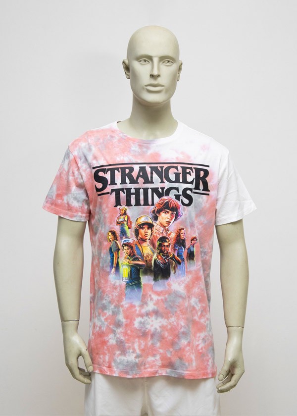 男士嘻哈印花T桖